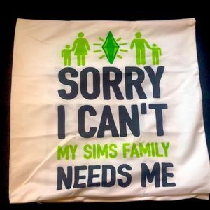 Set of two Sims decor pillow covers
